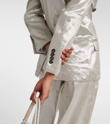 Blazer aus einem Leinengemisch | Brunello Cucinelli