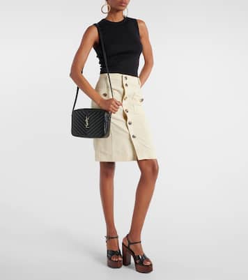 Borsa a tracolla Lou in pelle matelassé | Saint Laurent