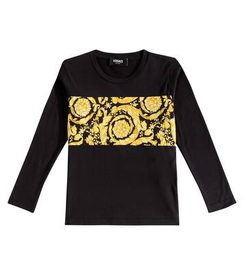Barocco cotton jersey T-shirt | Versace Kids