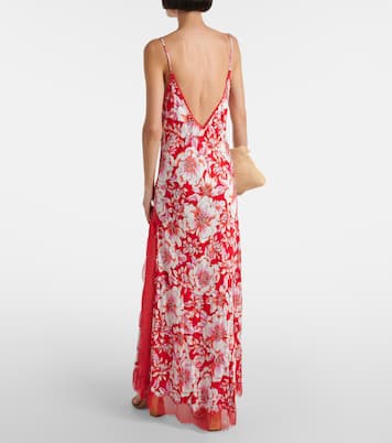 Robe midi Lucia imprimée | Poupette St Barth