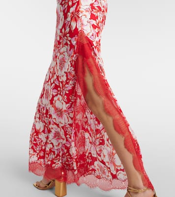 Robe midi Lucia imprimée | Poupette St Barth