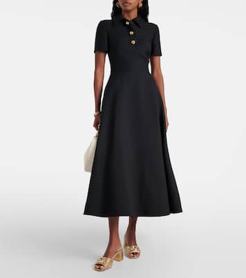 Pantoletten VLogo Signature 60 aus Metallic-Leder | Valentino Garavani