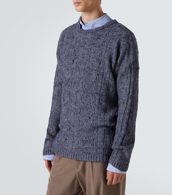 Popover cable-knit wool-blend sweater | Our Legacy