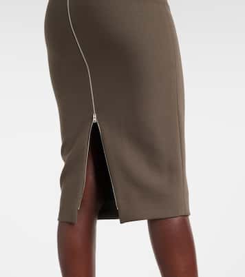 Midikleid aus Crêpe | Victoria Beckham