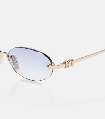 Ovale Sonnenbrille | Miu Miu