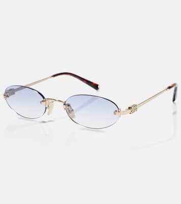 Ovale Sonnenbrille | Miu Miu