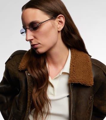 Ovale Sonnenbrille | Miu Miu