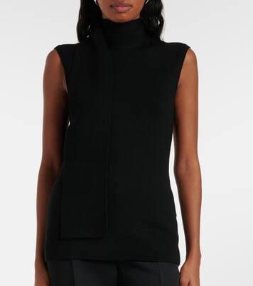 Top aus einem Wollgemisch | Toteme