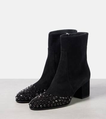 Embellished suede ankle boots | Alaïa