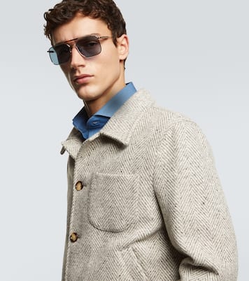 Sartorial Sunset square sunglasses | Brunello Cucinelli