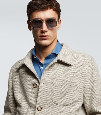 Sartorial Sunset square sunglasses | Brunello Cucinelli