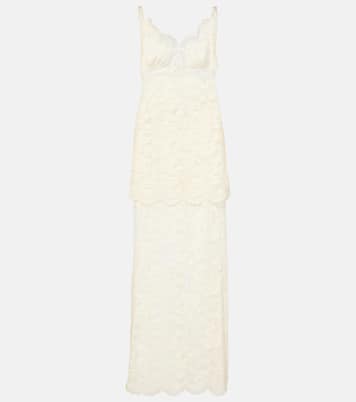 Maxikleid aus Spitze | Rabanne