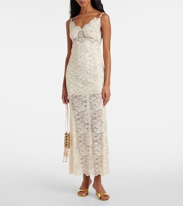 Maxikleid aus Spitze | Rabanne