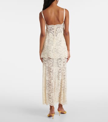 Maxikleid aus Spitze | Rabanne