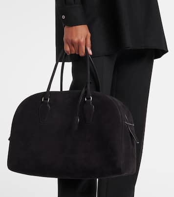 India 15.75 suede tote bag | The Row