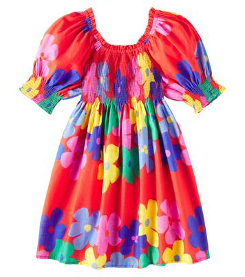 Floral shirred cotton dress | Fábula