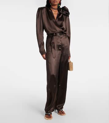 Sandalias de piel con borrego | Magda Butrym