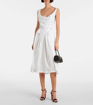 Robe midi Sunday en coton et soie | Vivienne Westwood