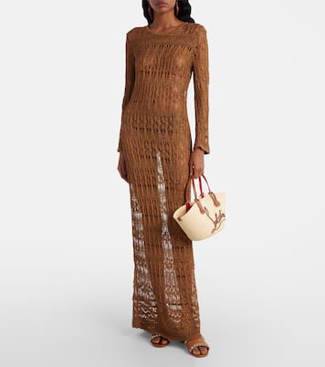 Cabas Cabata Mini en raphia | Christian Louboutin