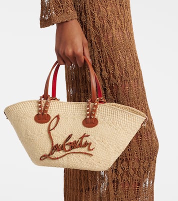 Cabas Cabata Mini en raphia | Christian Louboutin