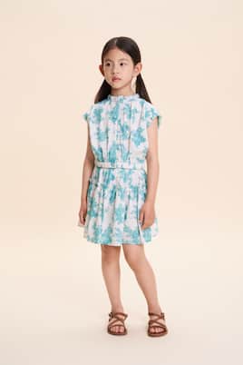 Gonna Tatiana in cotone con stampa toile de jouy | C'era Una Volta