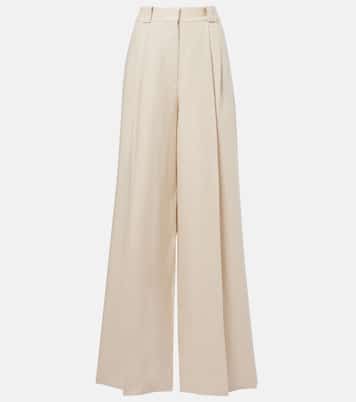 Husi high-rise linen wide-leg pants | Blazé Milano