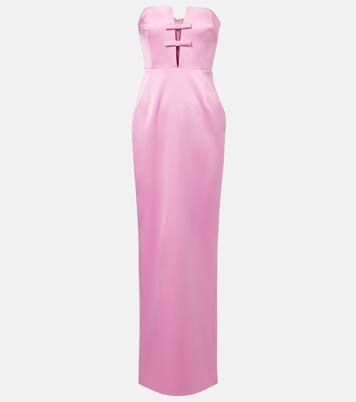 Robe longue Noa en crêpe | The New Arrivals Ilkyaz Ozel