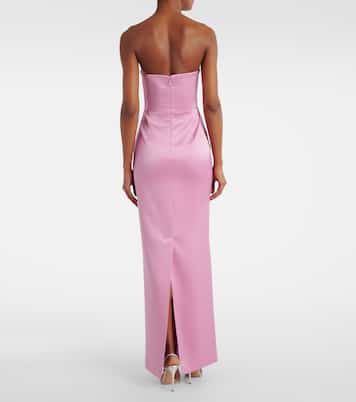 Robe longue Noa en crêpe | The New Arrivals Ilkyaz Ozel