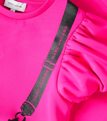 Printed puff-sleeve dress | Marc Jacobs Kids