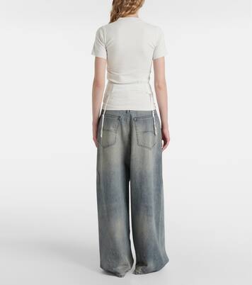 Lingerie cotton-blend jersey T-shirt | Balenciaga