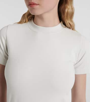 Lingerie cotton-blend jersey T-shirt | Balenciaga