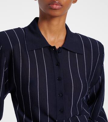 Polo rayé en laine | Stella McCartney