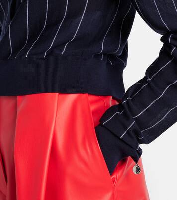 Polo rayé en laine | Stella McCartney