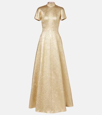 Robe longue Malinda métallisée | Emilia Wickstead