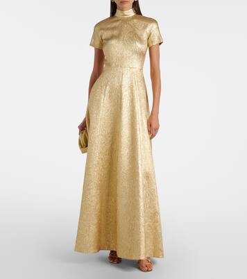 Robe longue Malinda métallisée | Emilia Wickstead