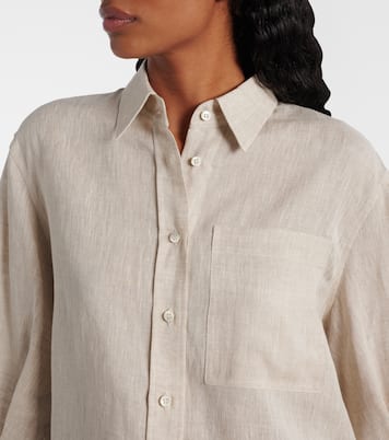 Camicia Monili in lino | Brunello Cucinelli