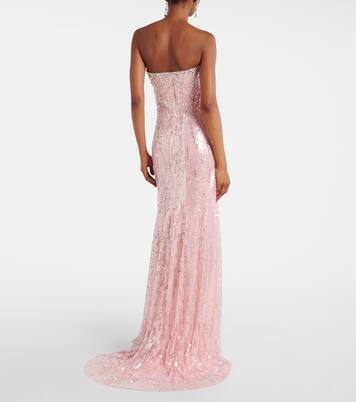 Robe longue Sarai à ornements | Jenny Packham