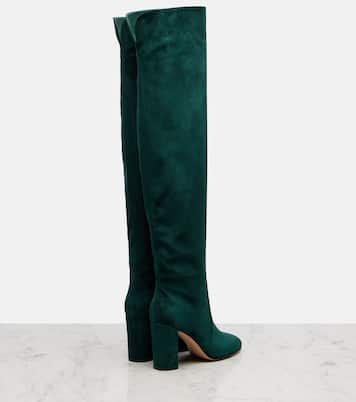 Suede over-the-knee boots | Gianvito Rossi