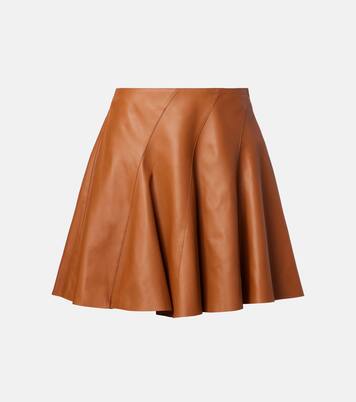 Minirock aus Leder | Ralph Lauren Collection