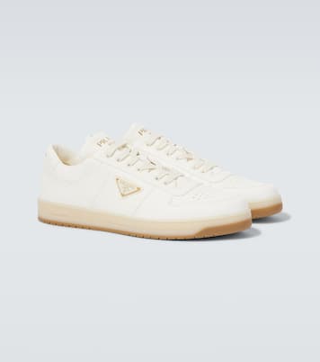 Baskets Downtown en cuir à logo | Prada