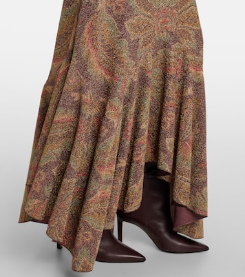 Vestido de fiesta asimétrico de rizo de jersey | Etro