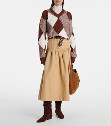 Wally suede knee-high boots | Staud