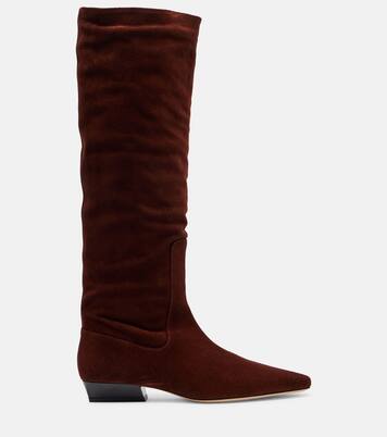Wally suede knee-high boots | Staud