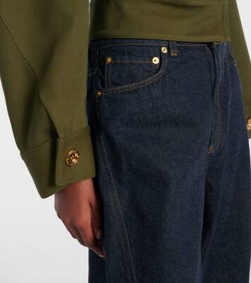 Cropped-Jacke aus Baumwolle und Wolle | Givenchy