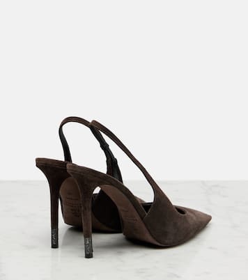 Monili suede slingback pumps | Brunello Cucinelli