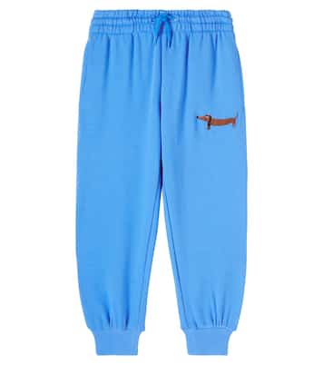 Embroidered cotton sweatpants  | Mini Rodini