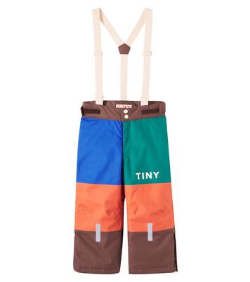 Colorblock ski salopettes | Tinycottons