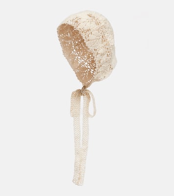 Crochet cotton hood | Magda Butrym