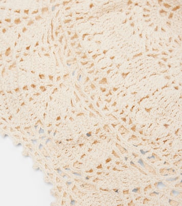 Crochet cotton hood | Magda Butrym