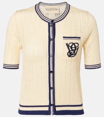 Cardigan aus einem Leinengemisch | Valentino